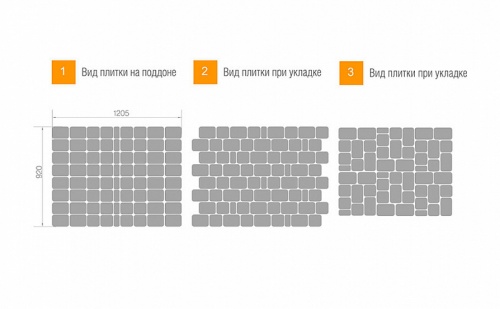 Плитка тротуарная BRAER Классико коралловый, 115*60 мм